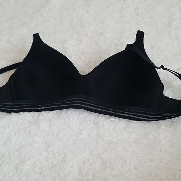 Ambrielle Black Bra Sz Large - Picture 5 of 7
